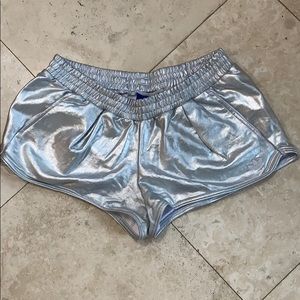 Adidas silver shorts